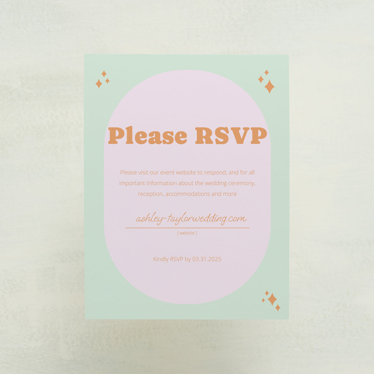 Wedlibs Digital RSVP Card
