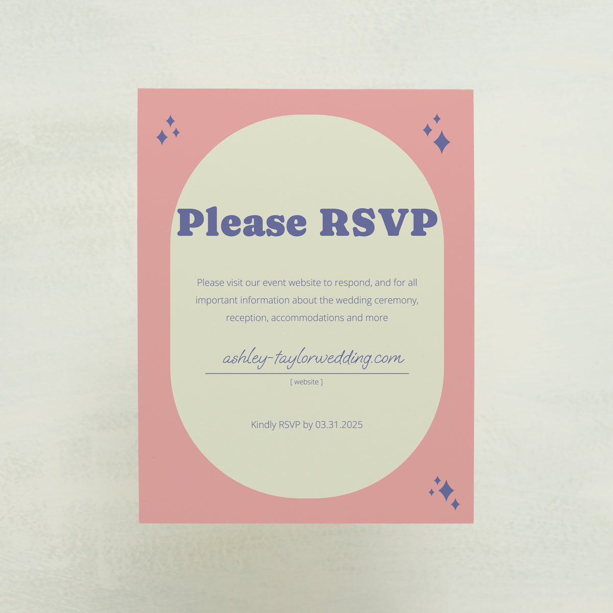 Wedlibs Digital RSVP Card