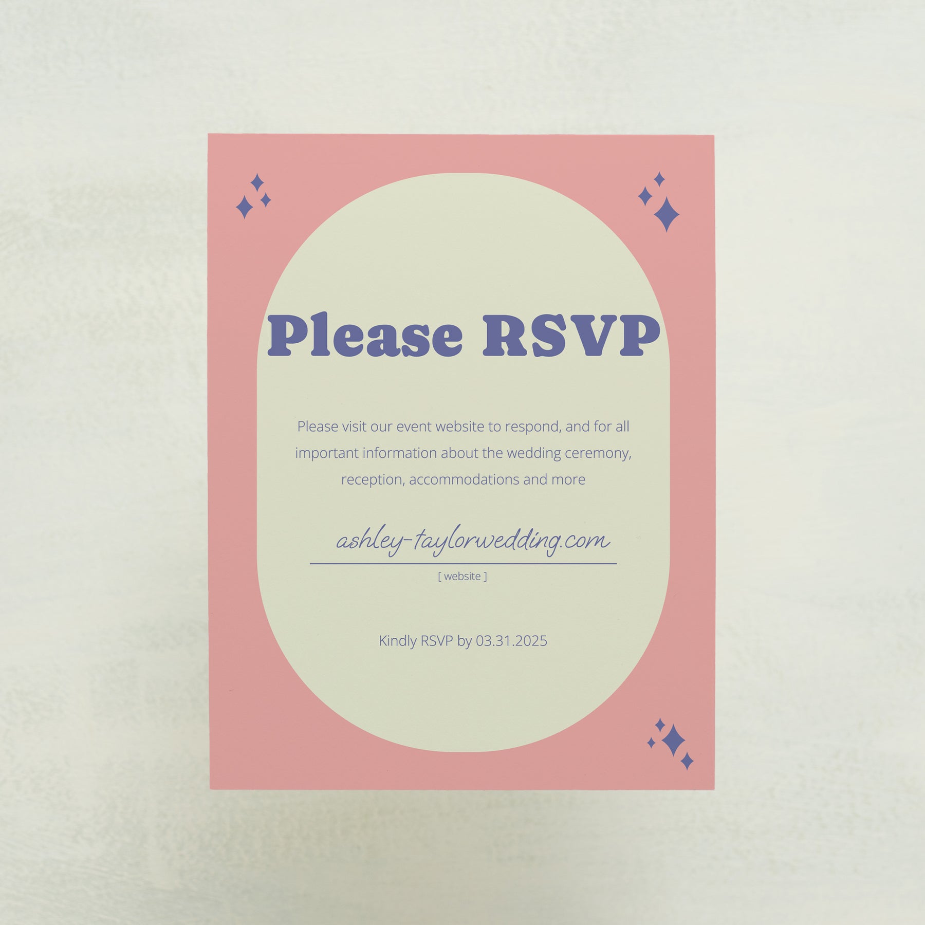 Wedlibs Digital RSVP Card