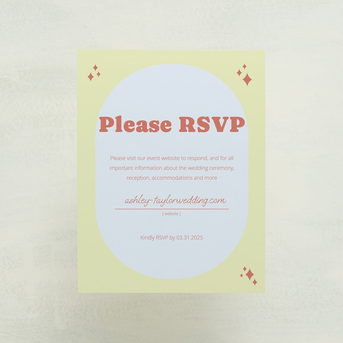 Wedlibs Digital RSVP Card