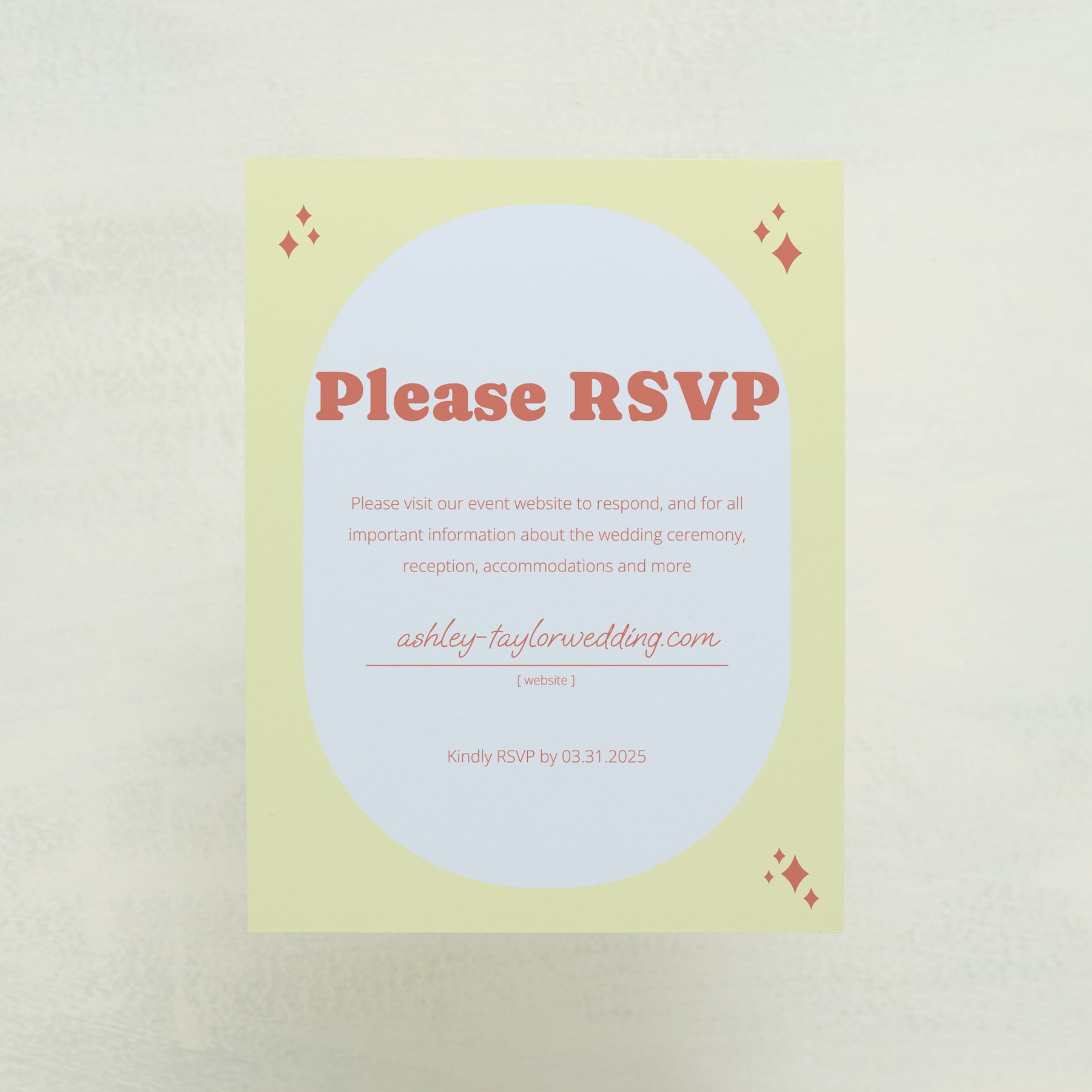 Wedlibs Digital RSVP Card