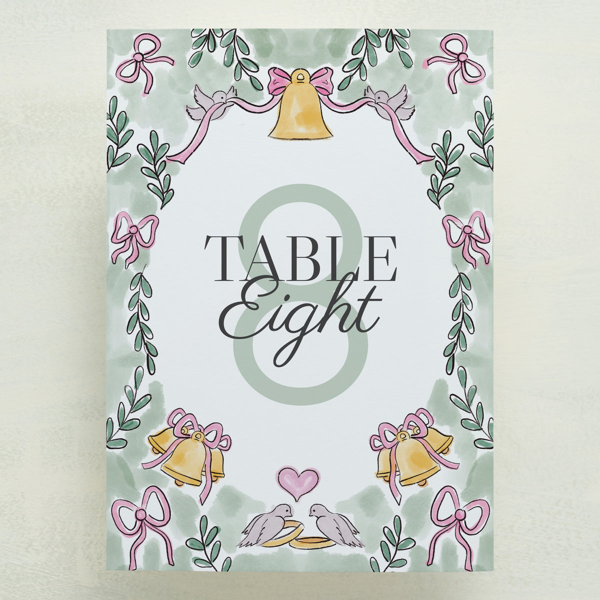 Lovebirds Table Number