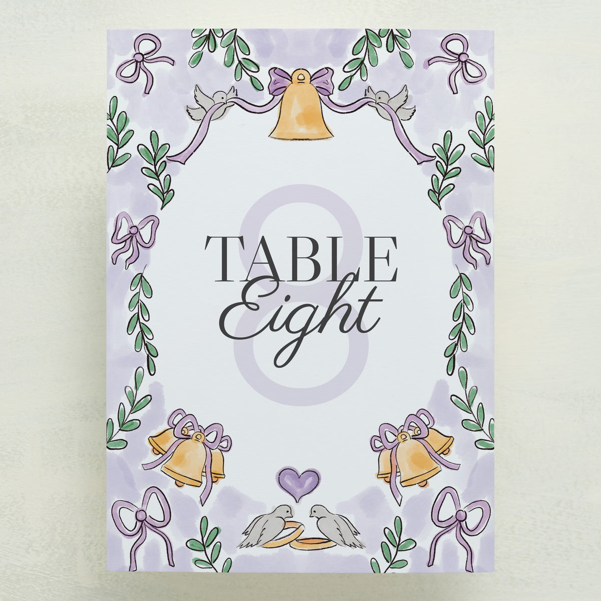 Lovebirds Table Number