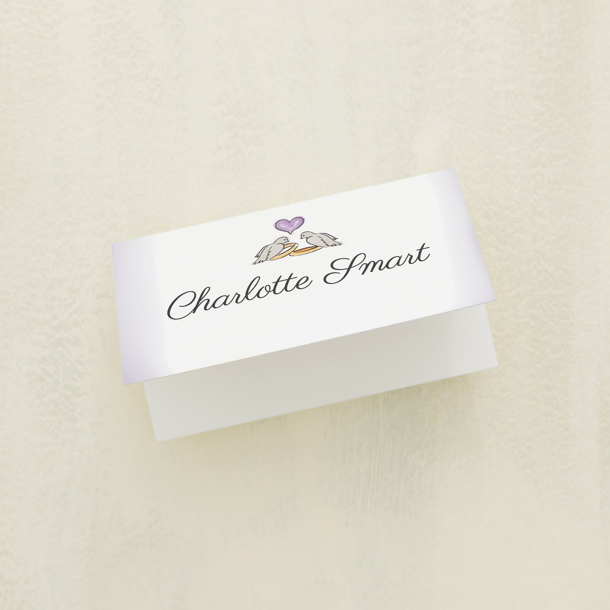 Lovebirds Place Card