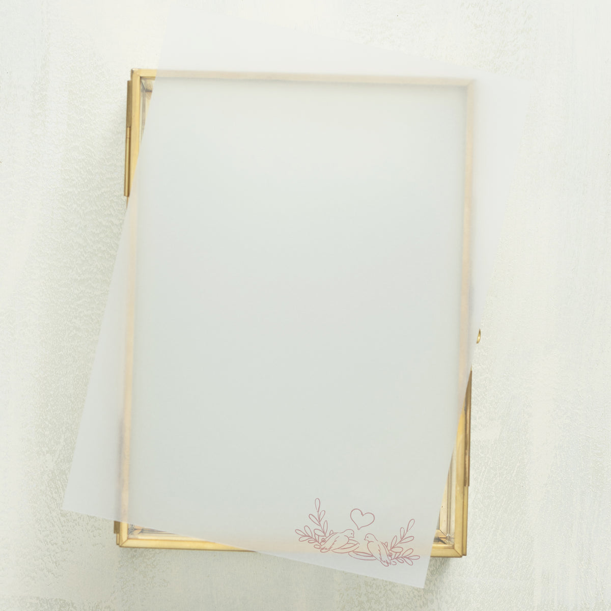 Lovebirds Vellum Overlay (10-pack)