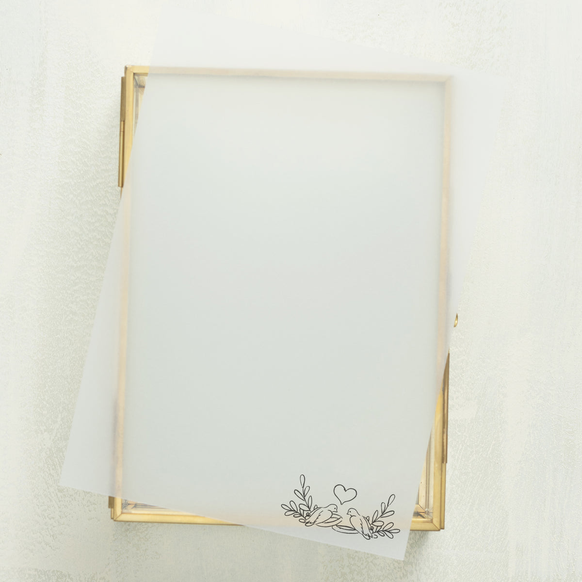 Lovebirds Vellum Overlay (10-pack)