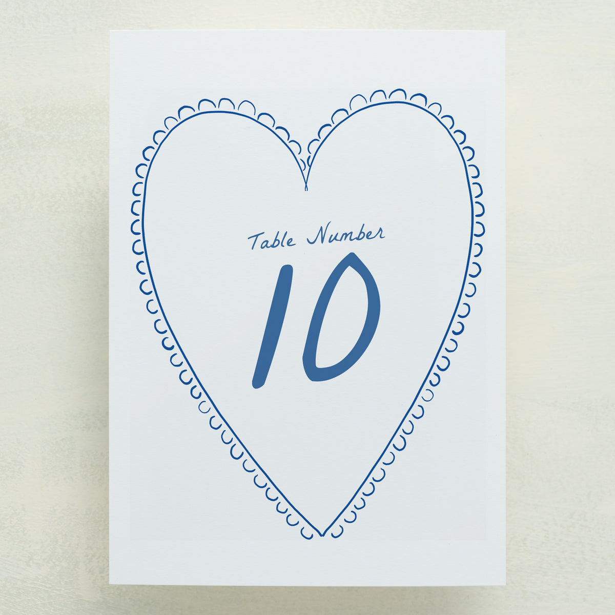 Scribble Table Number