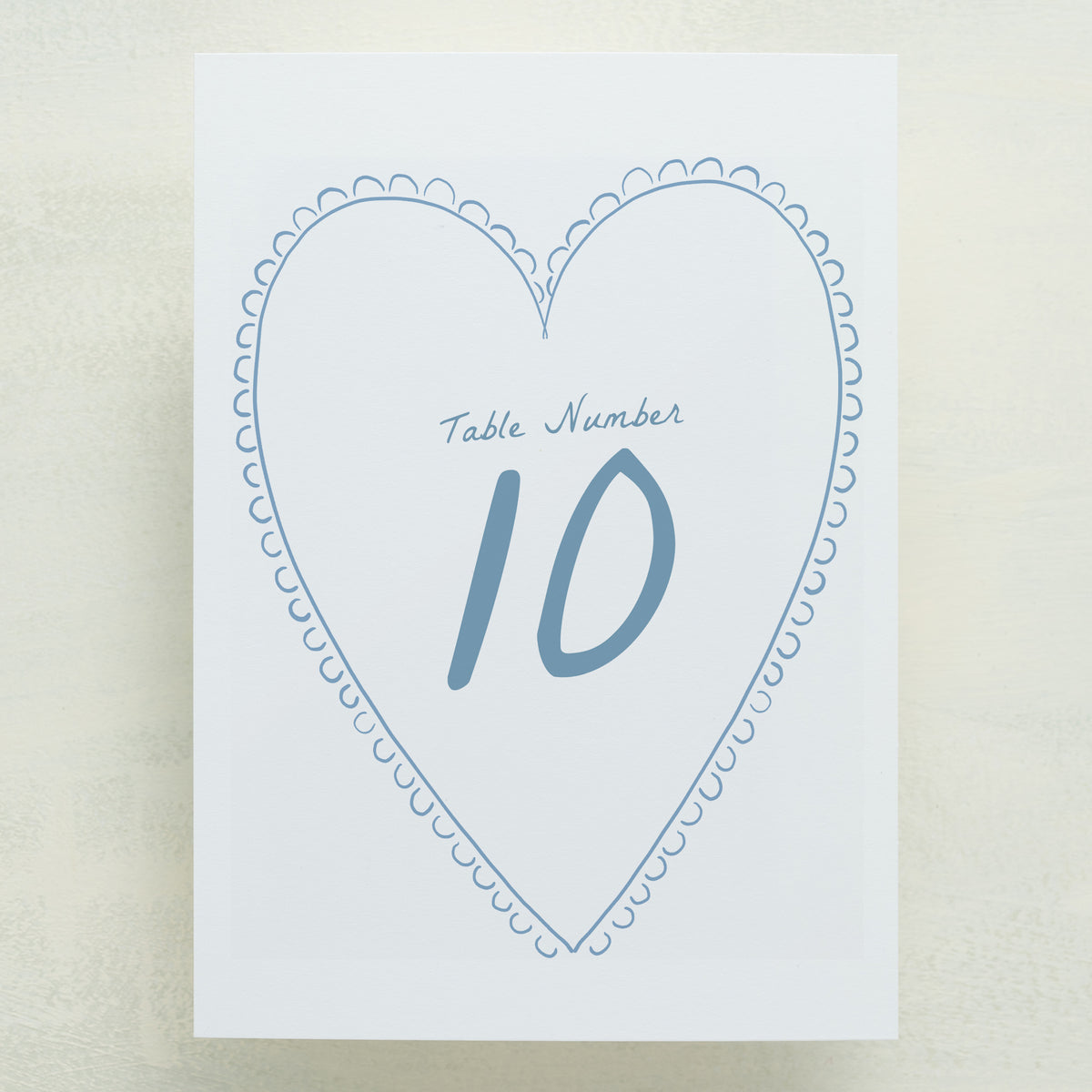 Scribble Table Number