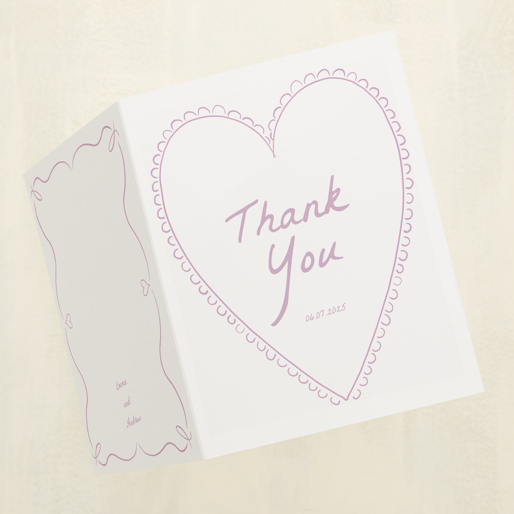 Scribble Thank You Card