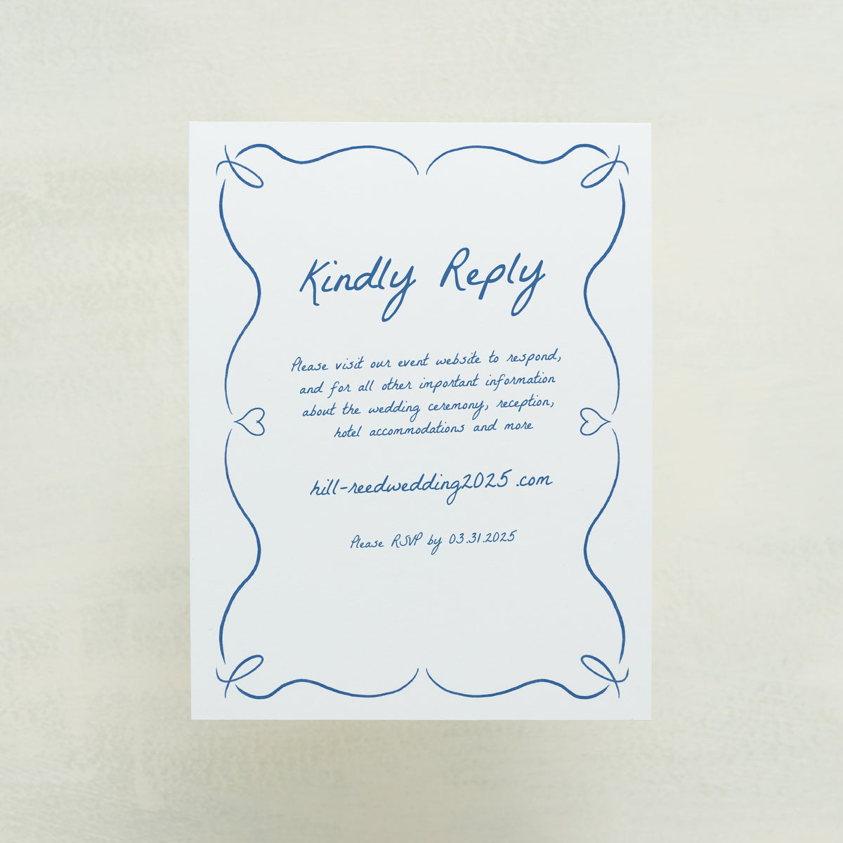 Scribble Digital RSVP Card