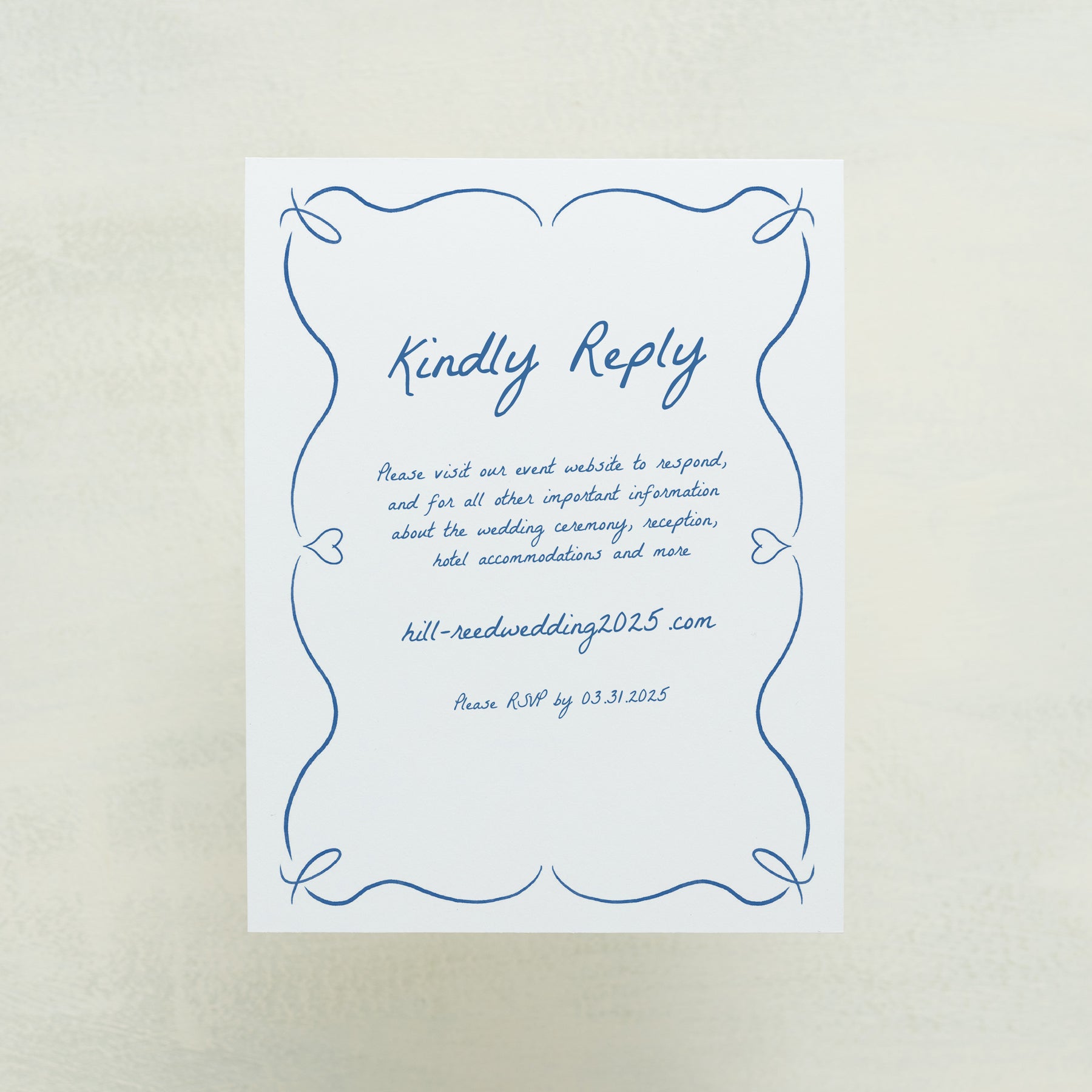 Scribble Digital RSVP Card