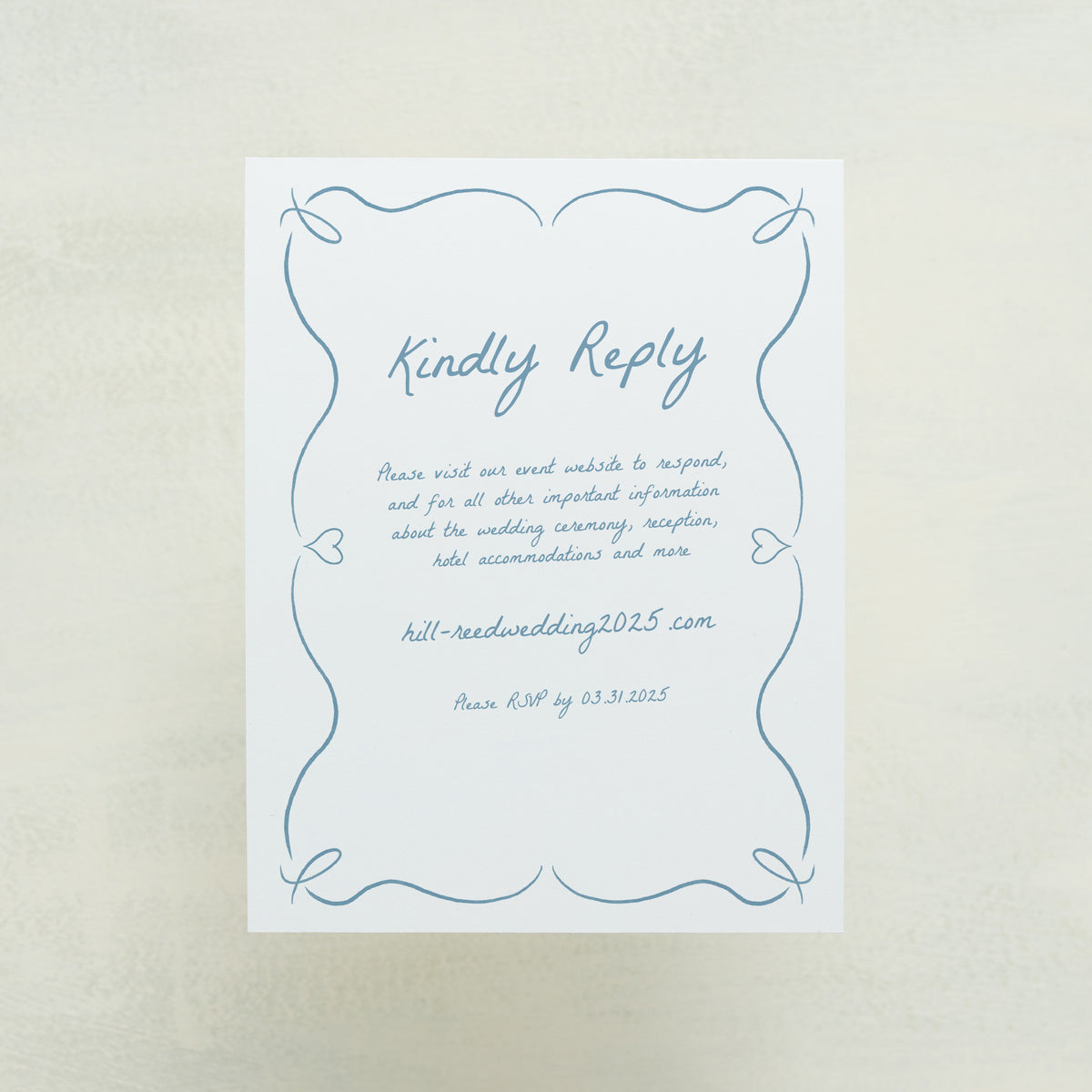 Scribble Digital RSVP Card