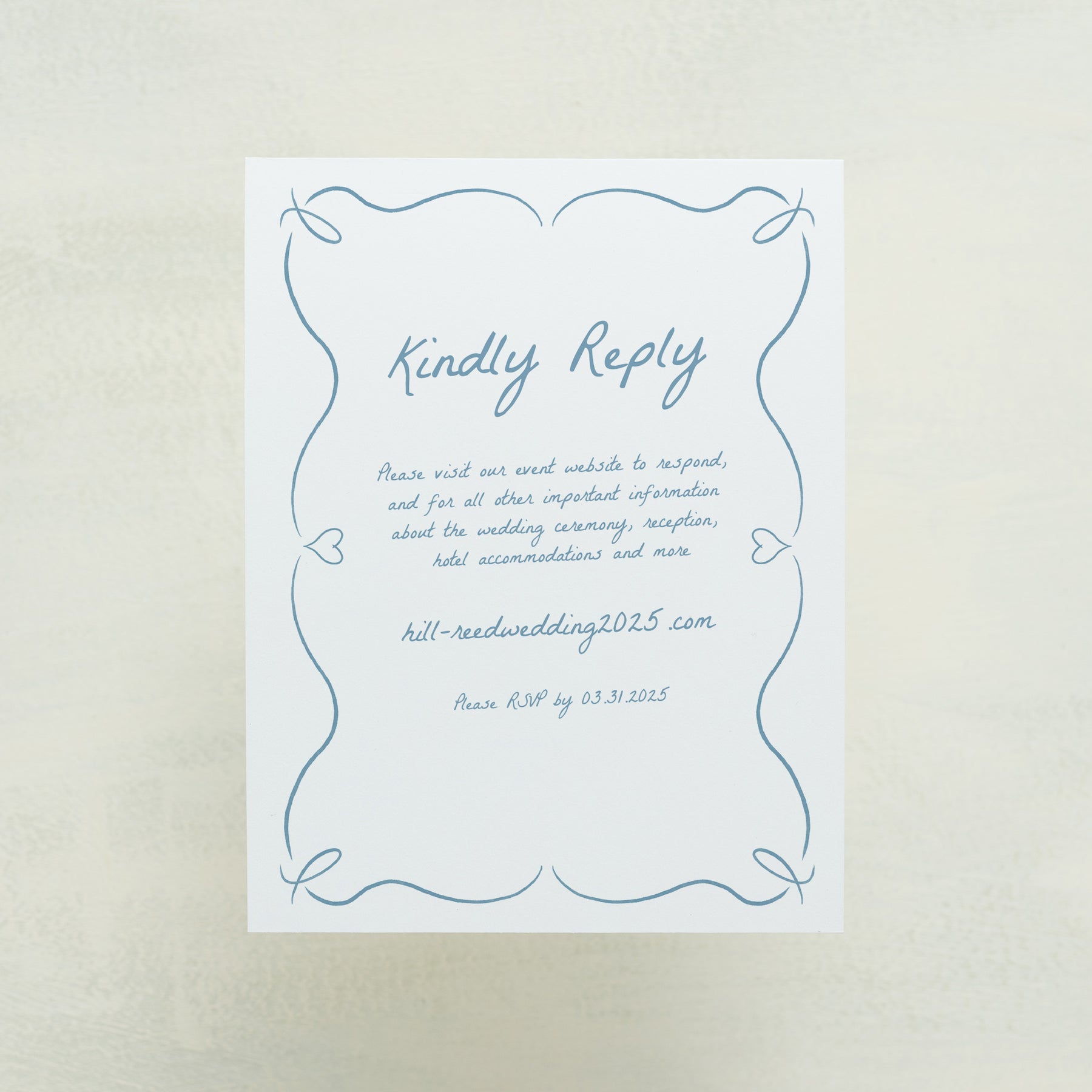 Scribble Digital RSVP Card
