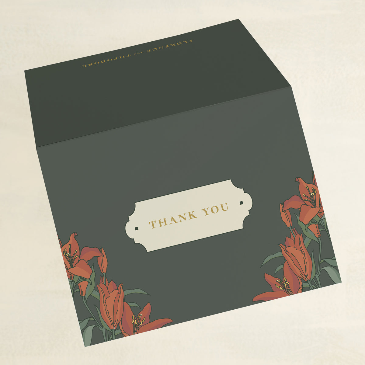 Lily Nouveau Thank You Card