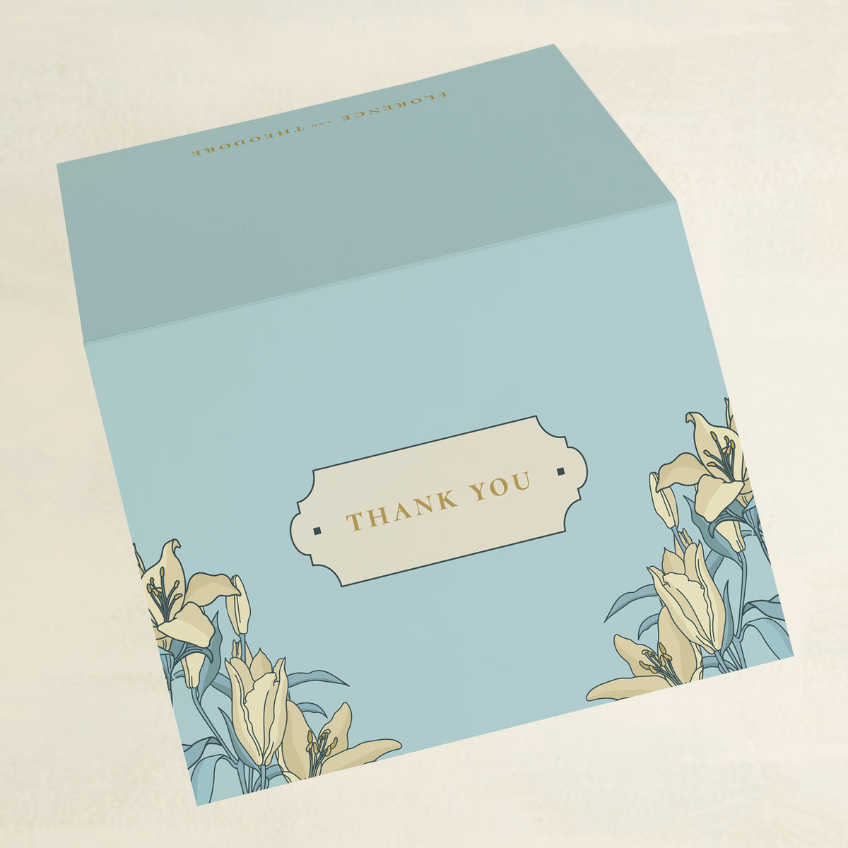 Lily Nouveau Thank You Card