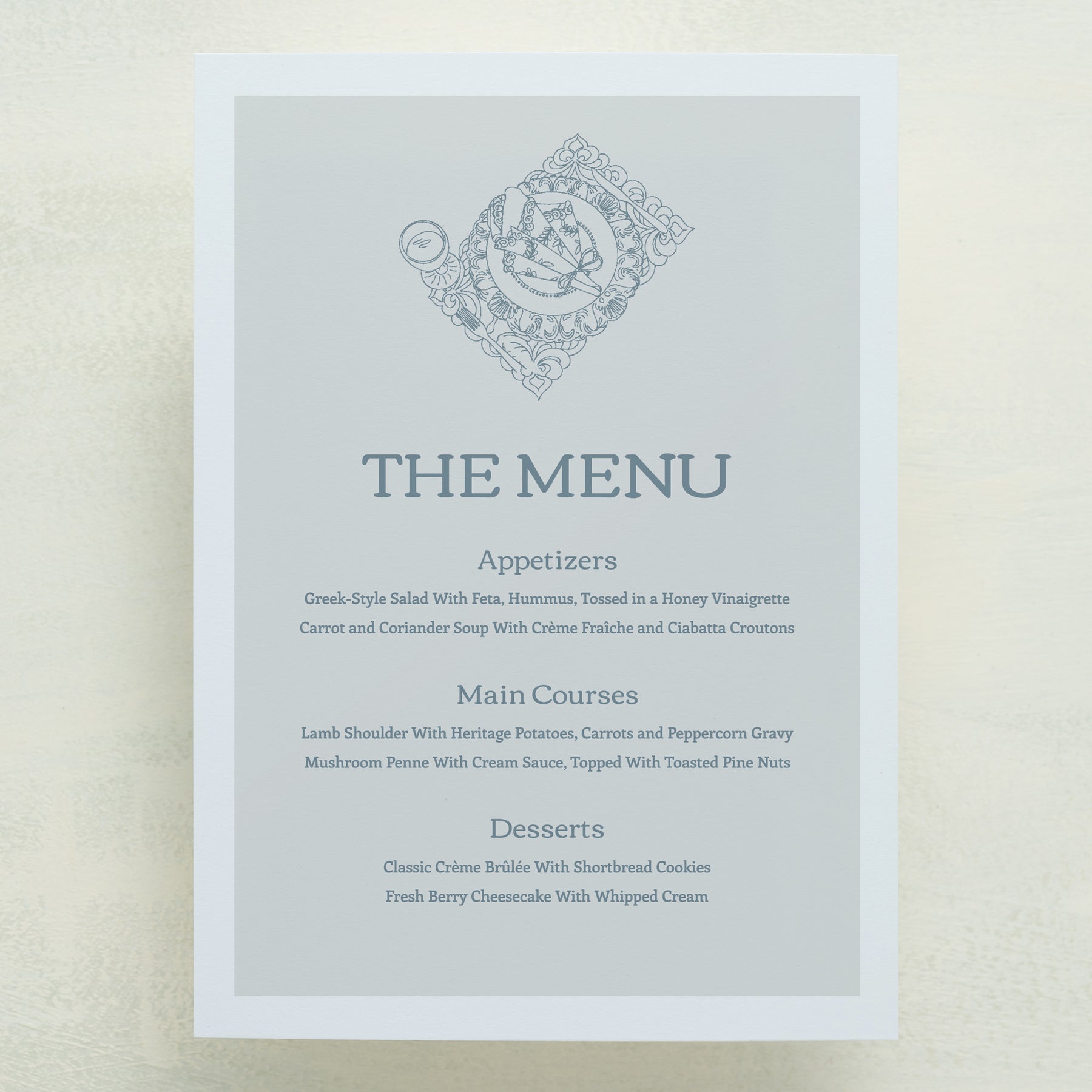 Generations Menu