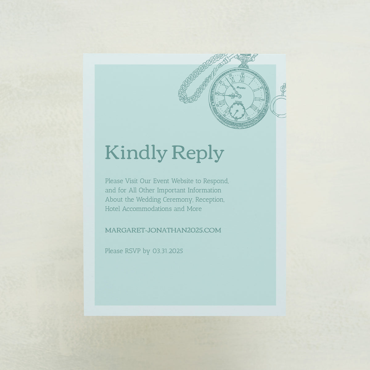 Generations Digital RSVP Card