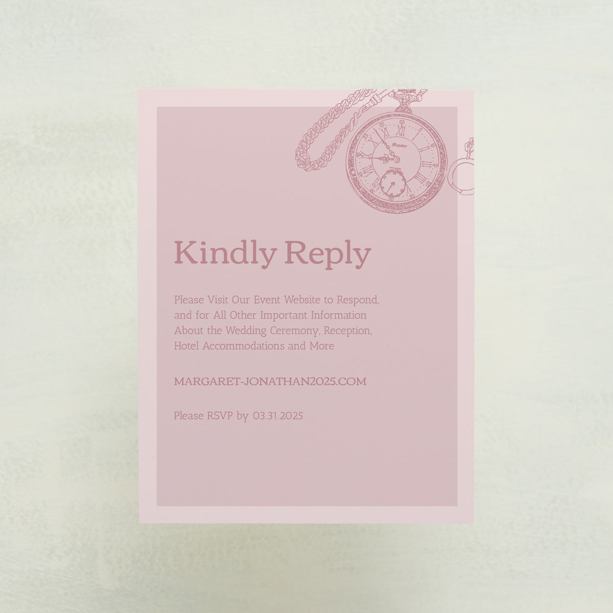 Generations Digital RSVP Card