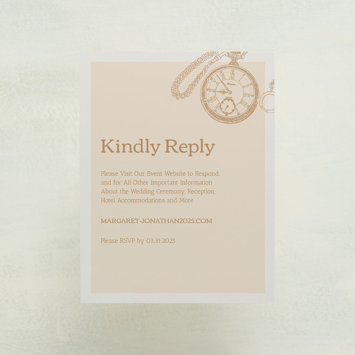 Generations Digital RSVP Card