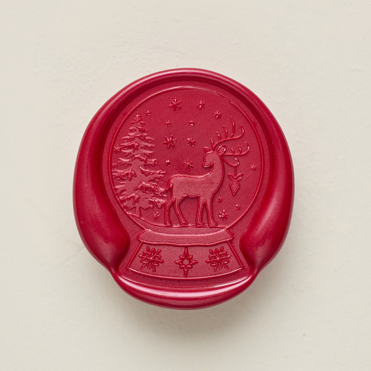 Snow Fall Offset Wax Seals