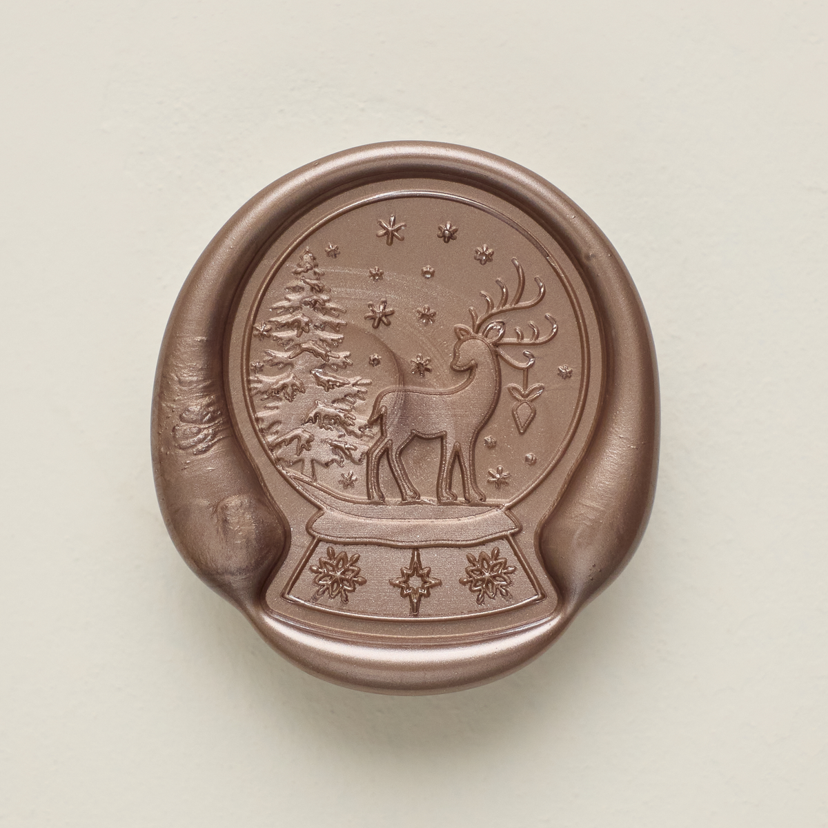 Snow Fall Offset Wax Seals
