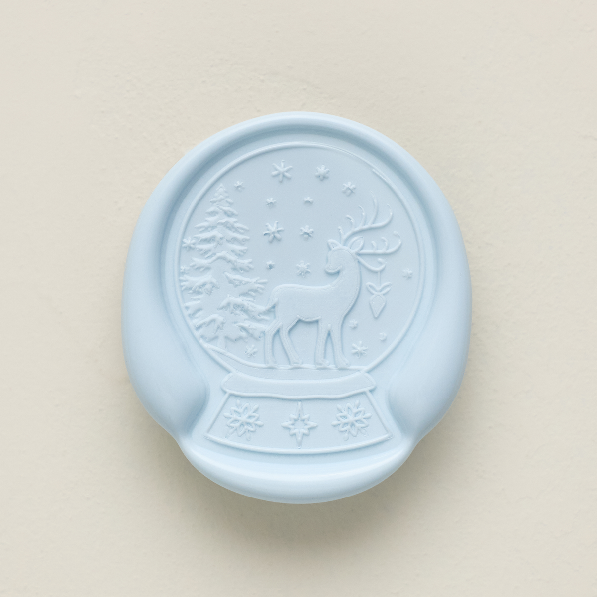 Snow Fall Offset Wax Seals