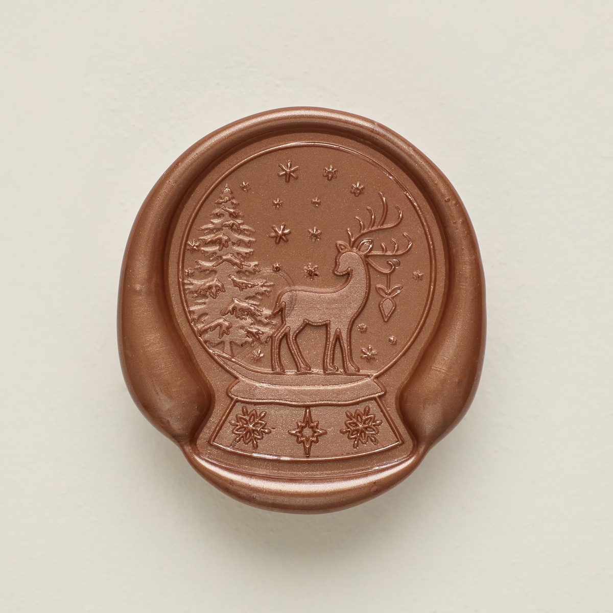 Snow Fall Offset Wax Seals