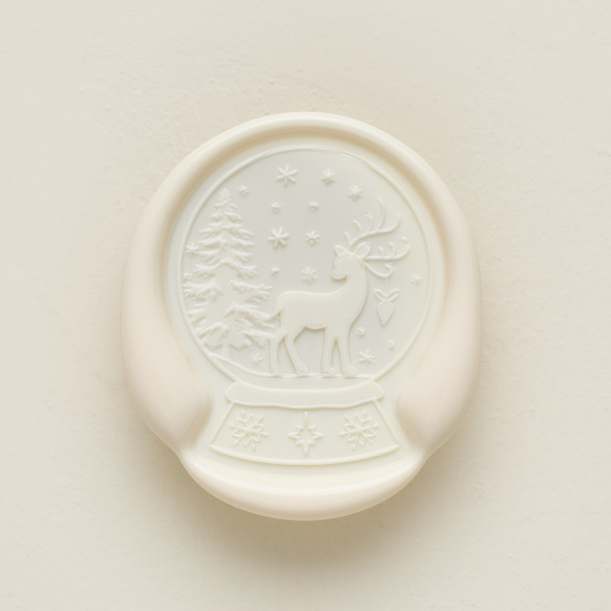 Snow Fall Offset Wax Seals