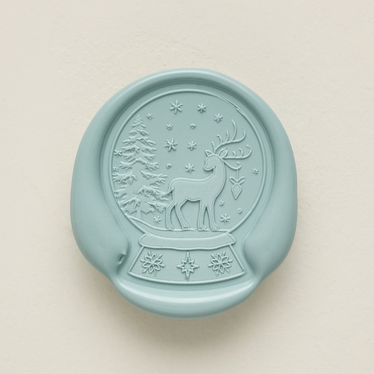 Snow Fall Offset Wax Seals