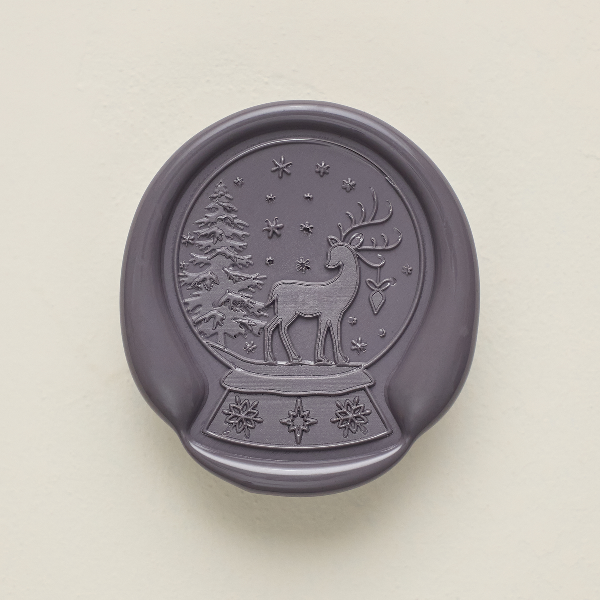 Snow Fall Offset Wax Seals