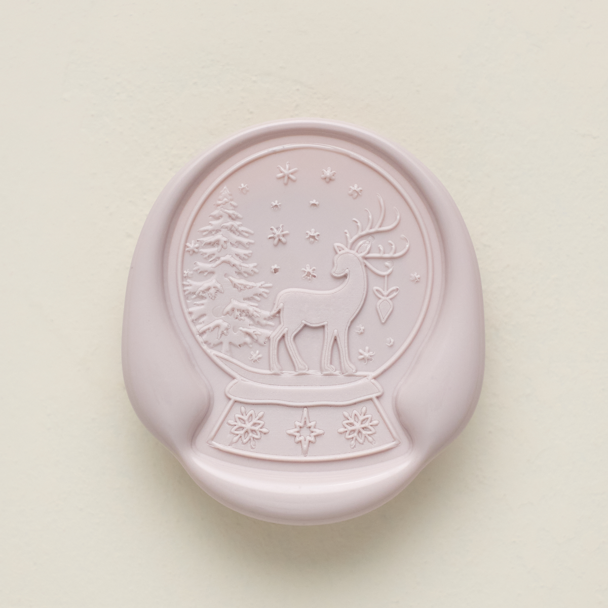 Snow Fall Offset Wax Seals