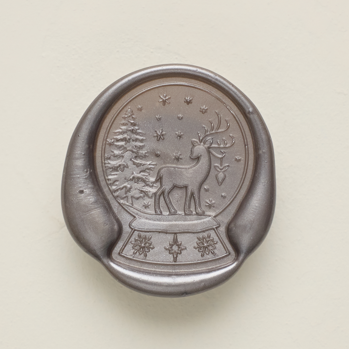 Snow Fall Offset Wax Seals