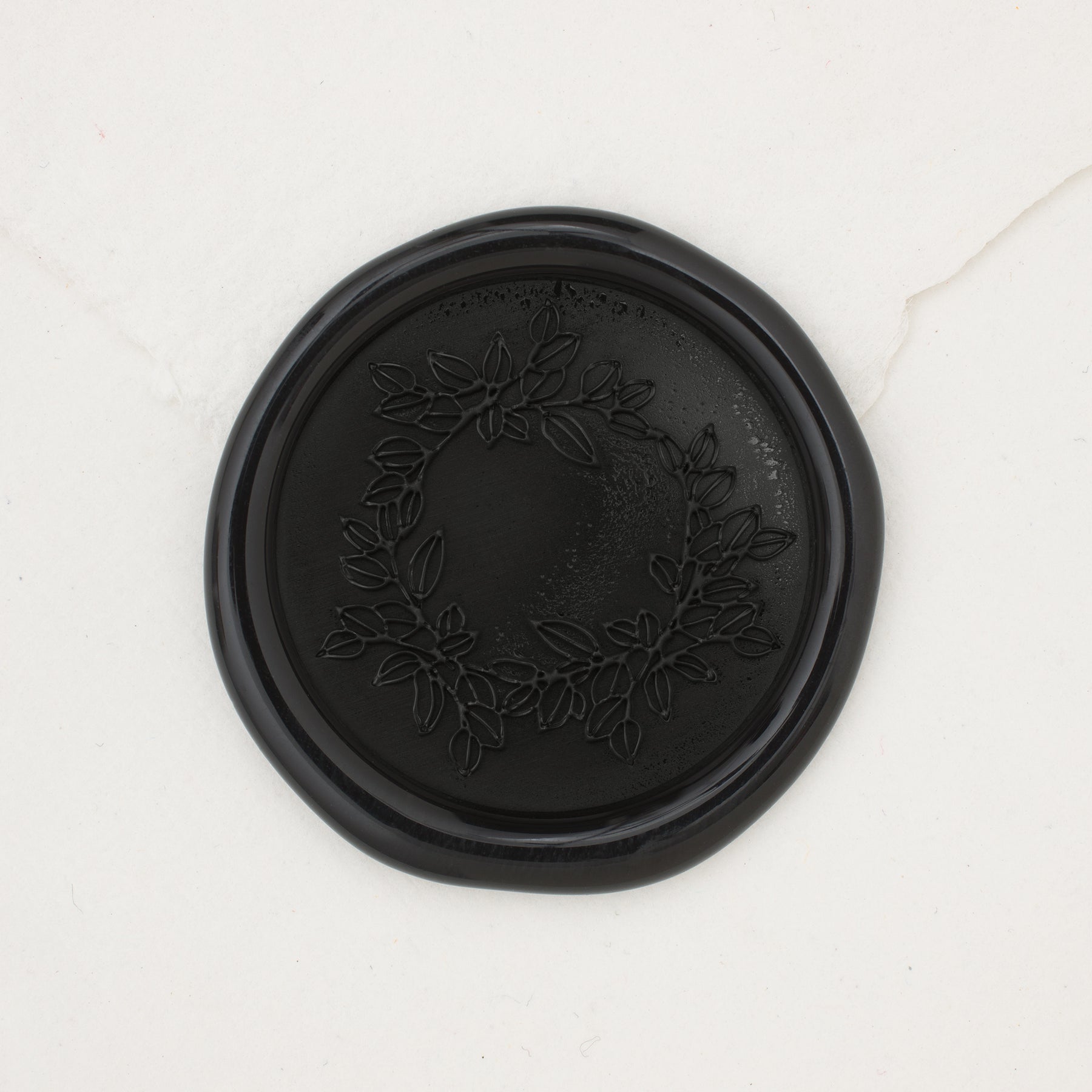 Salal Wreath Wax Seals