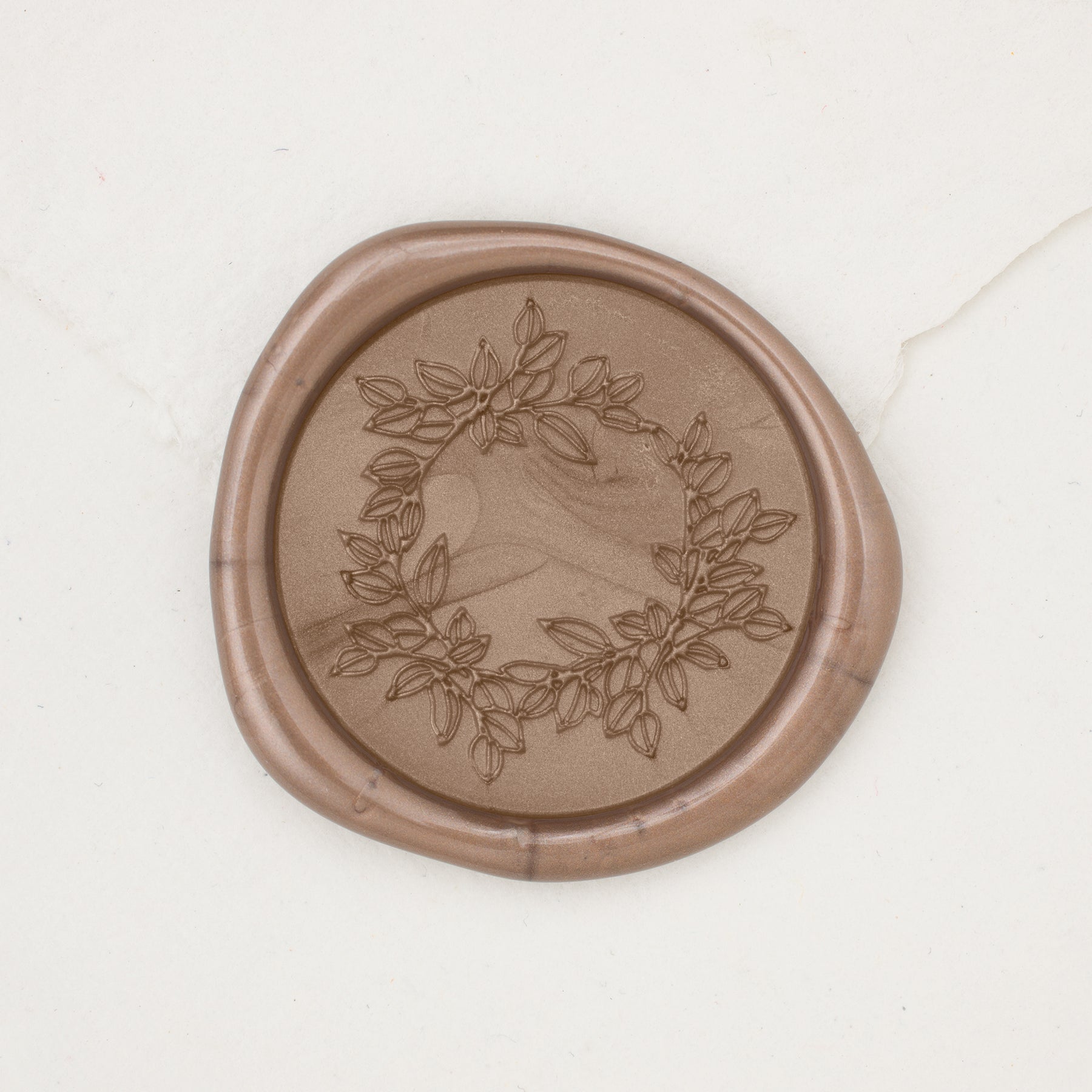 Salal Wreath Wax Seals