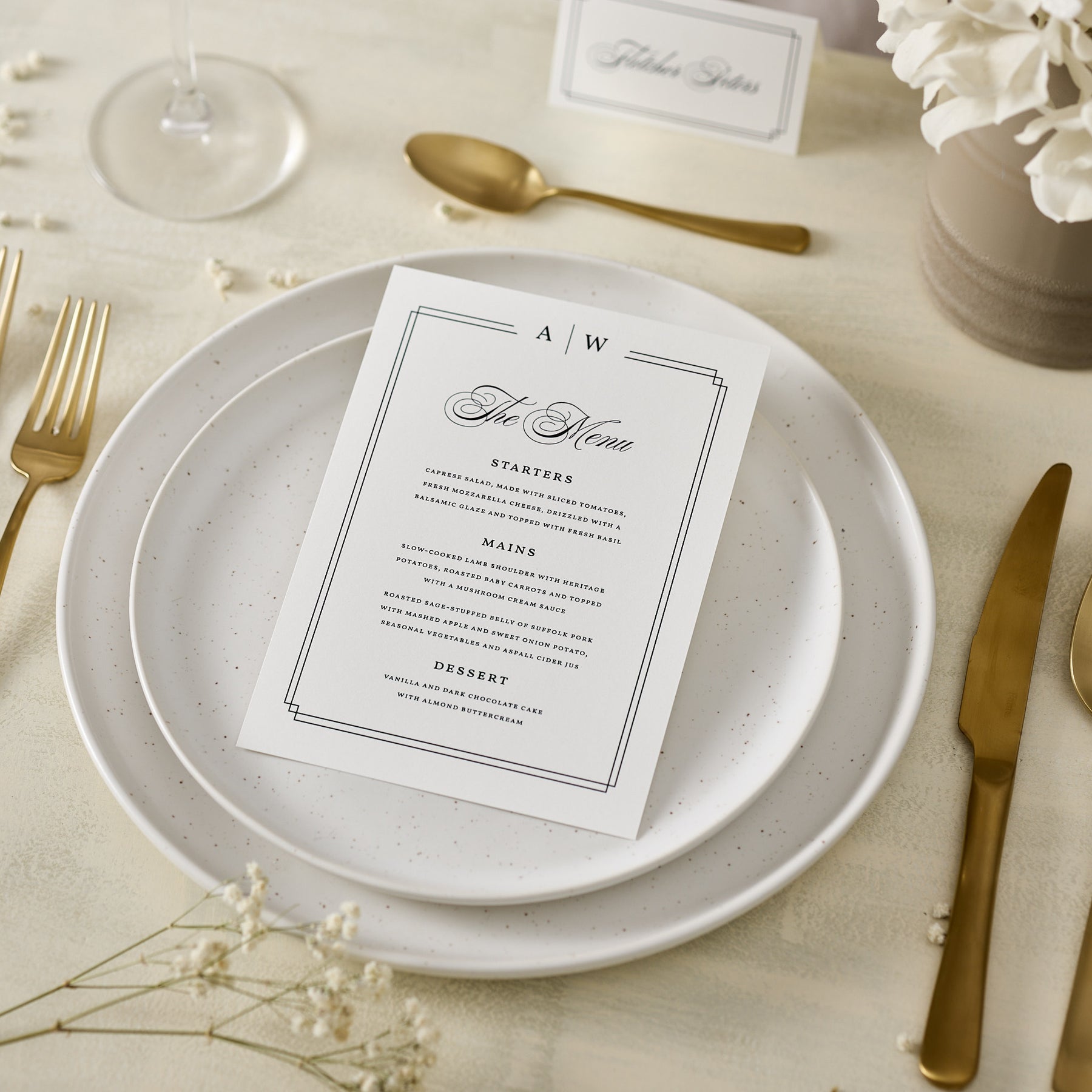 Always Traditional Menu