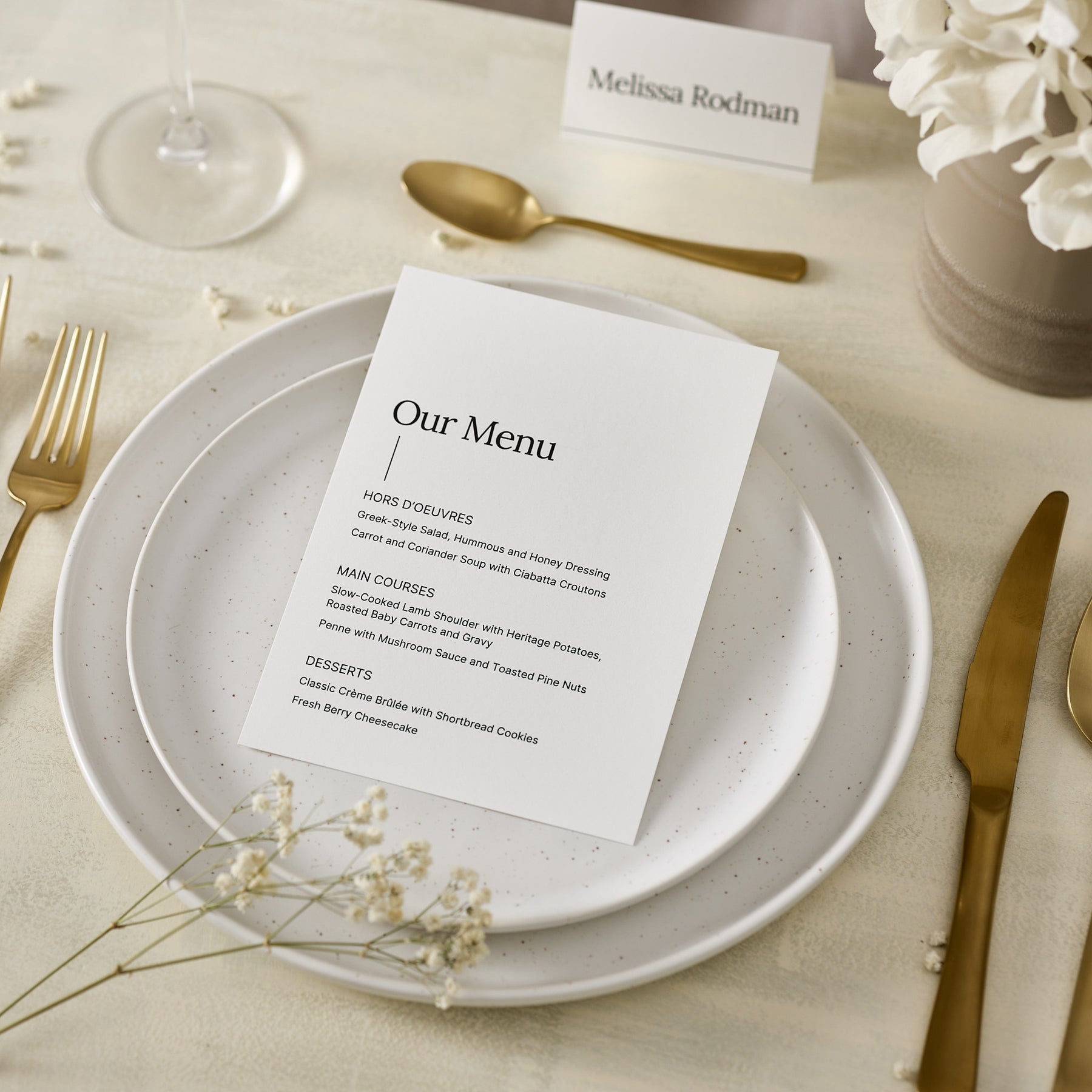 Intention Menu