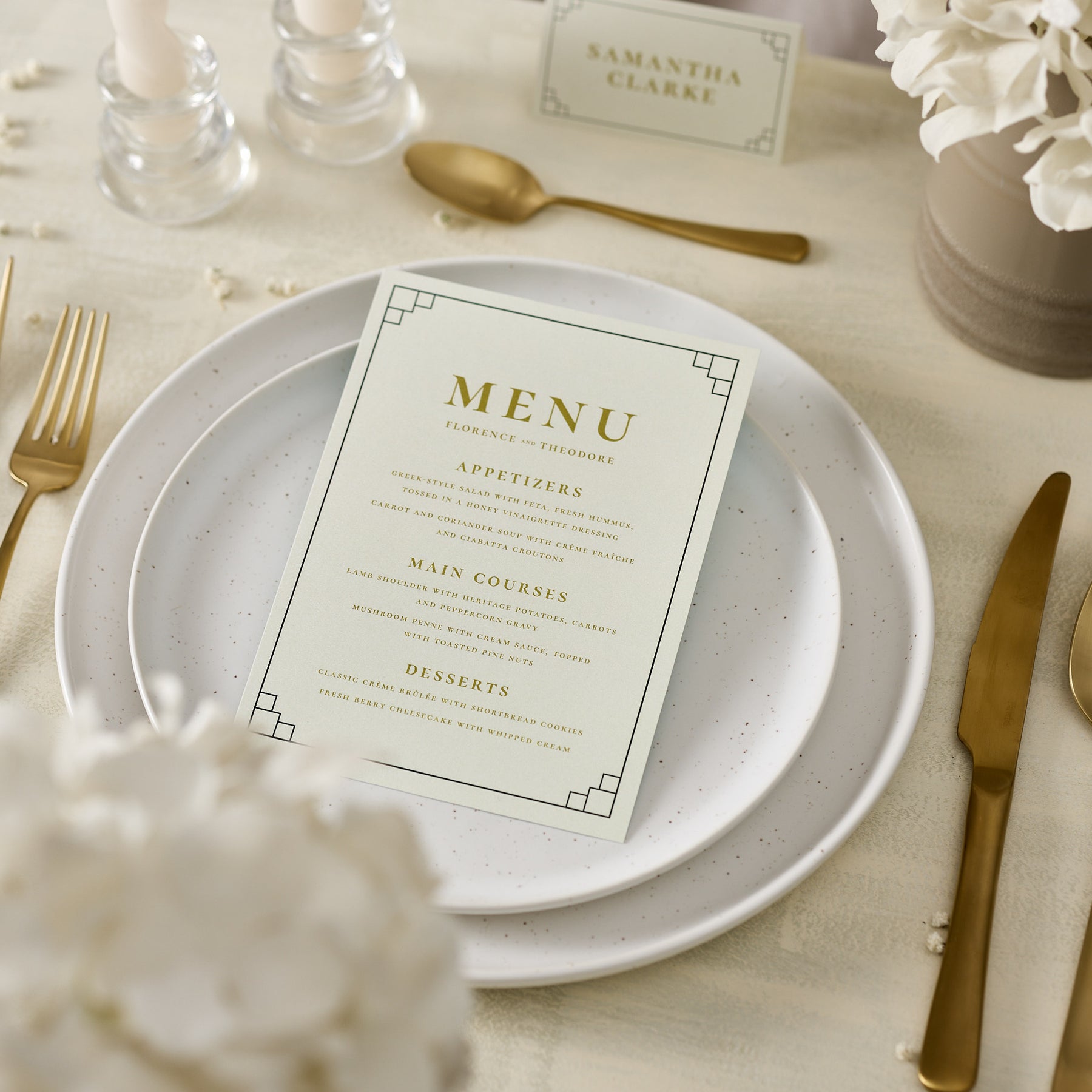 Lily Nouveau Menu