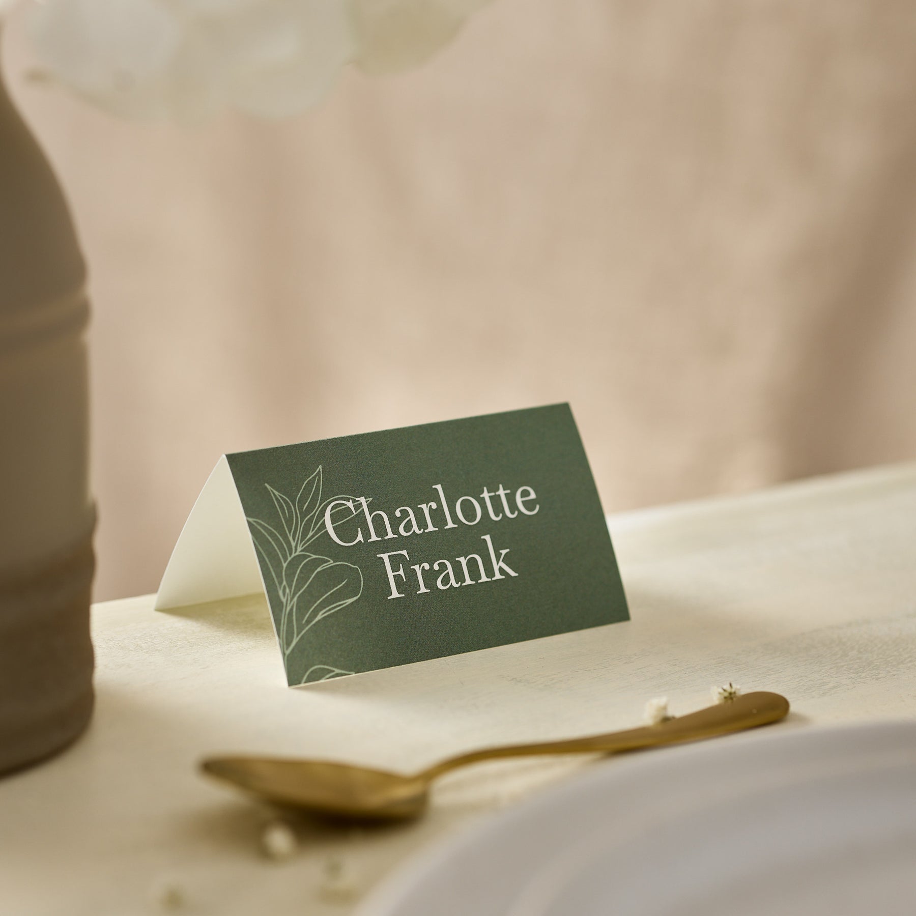 Embellished Place Card