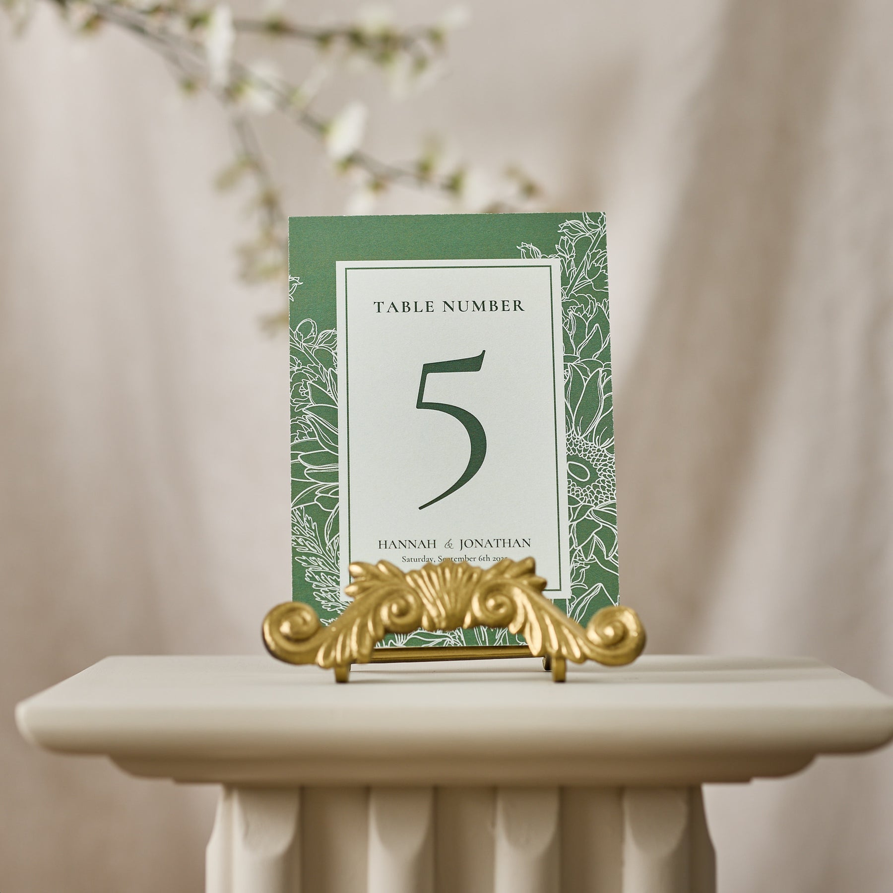 Midsummer Table Number