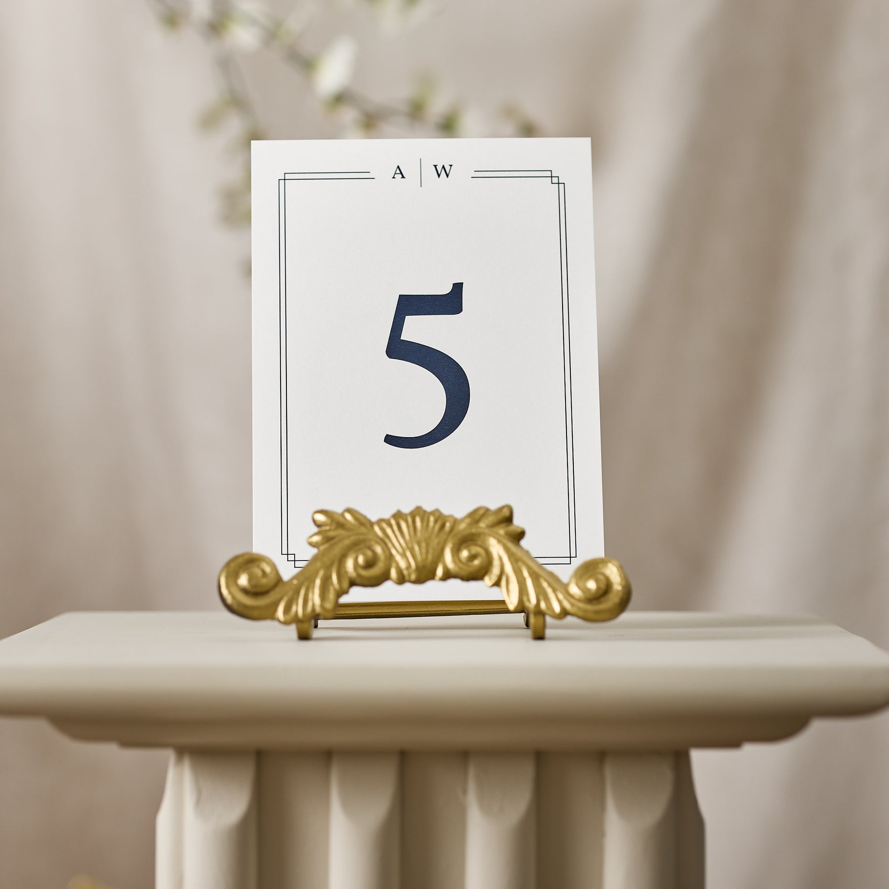 Always Traditional Table Number