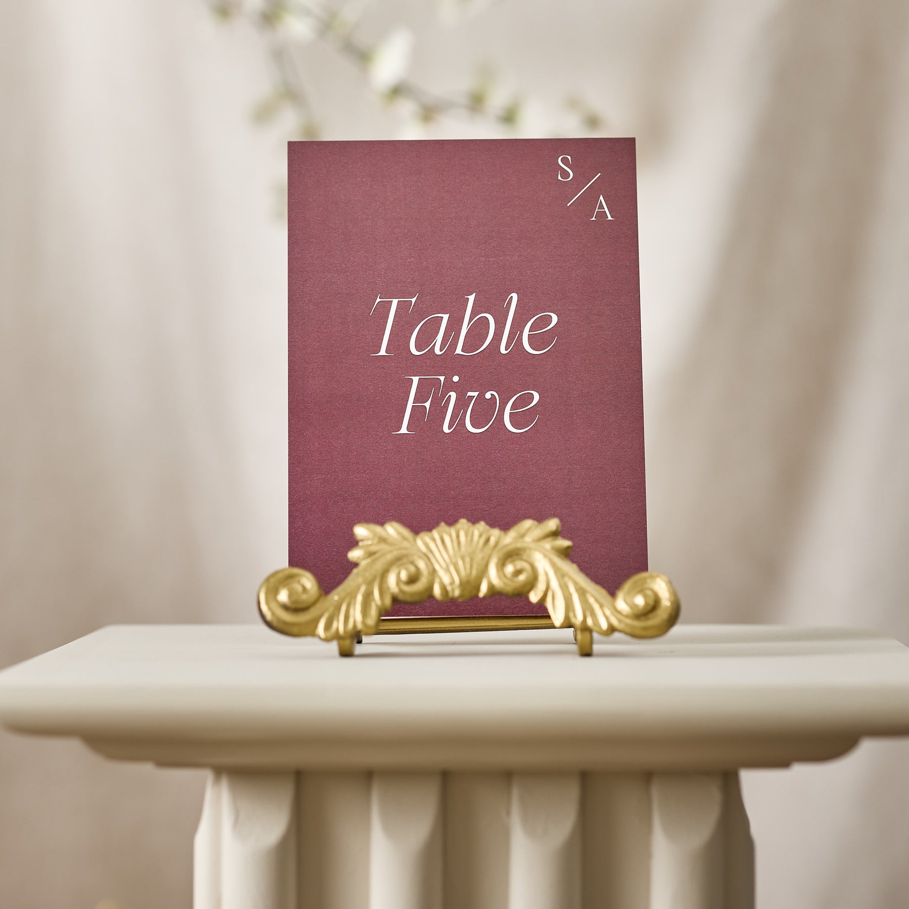 Serendipity Table Number