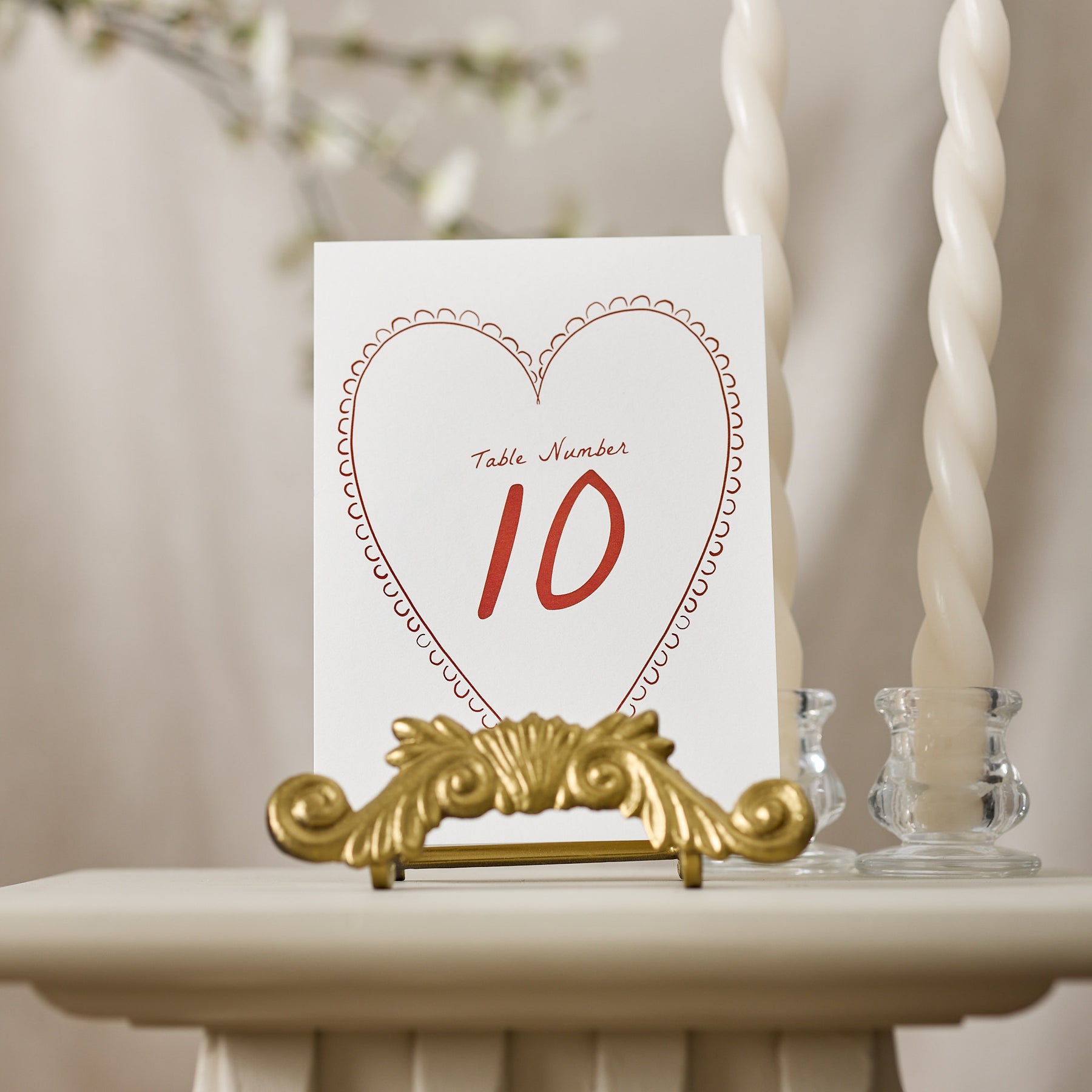 Scribble Table Number