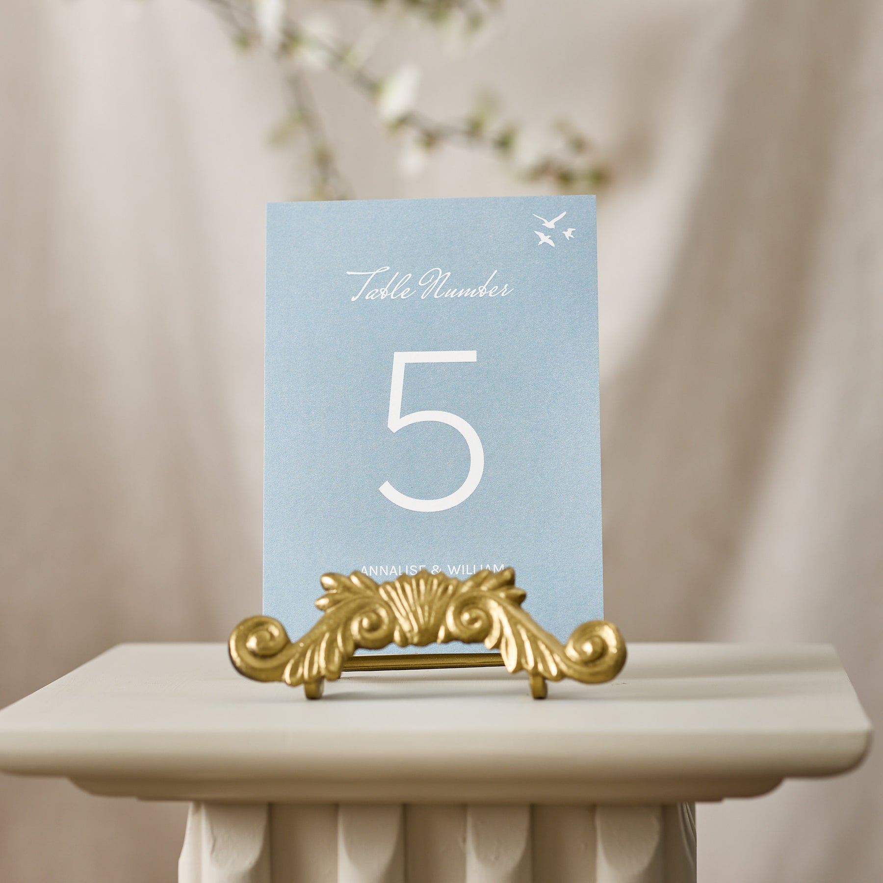 Whisked Away Table Number