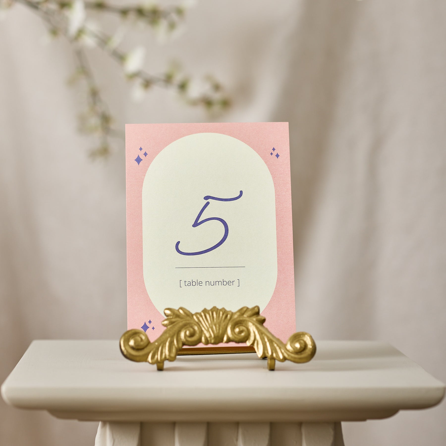 Wedlibs Table Number