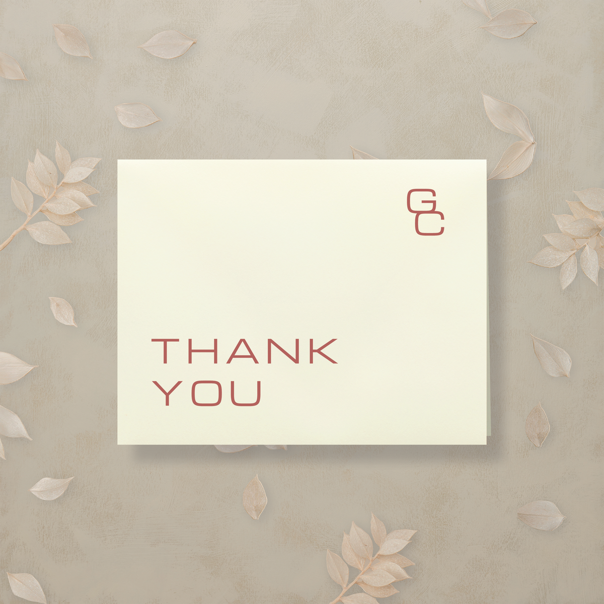 Editorial Eclectic Thank You Cards