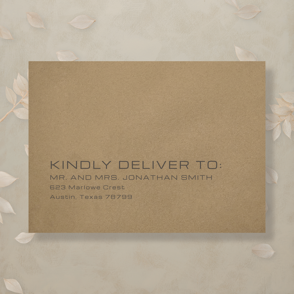 Editorial Eclectic Addressed Envelopes