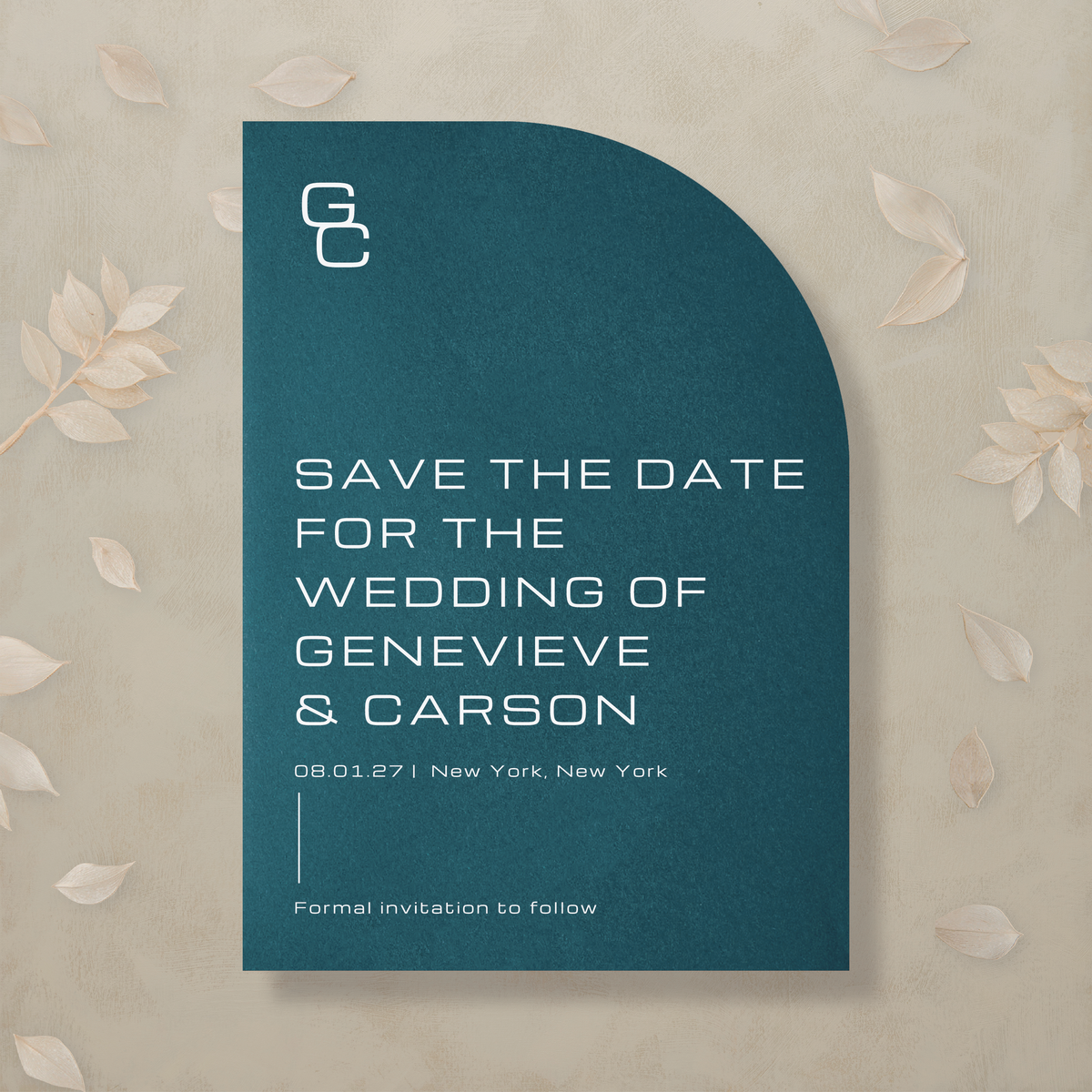 Editorial Eclectic Save The Date