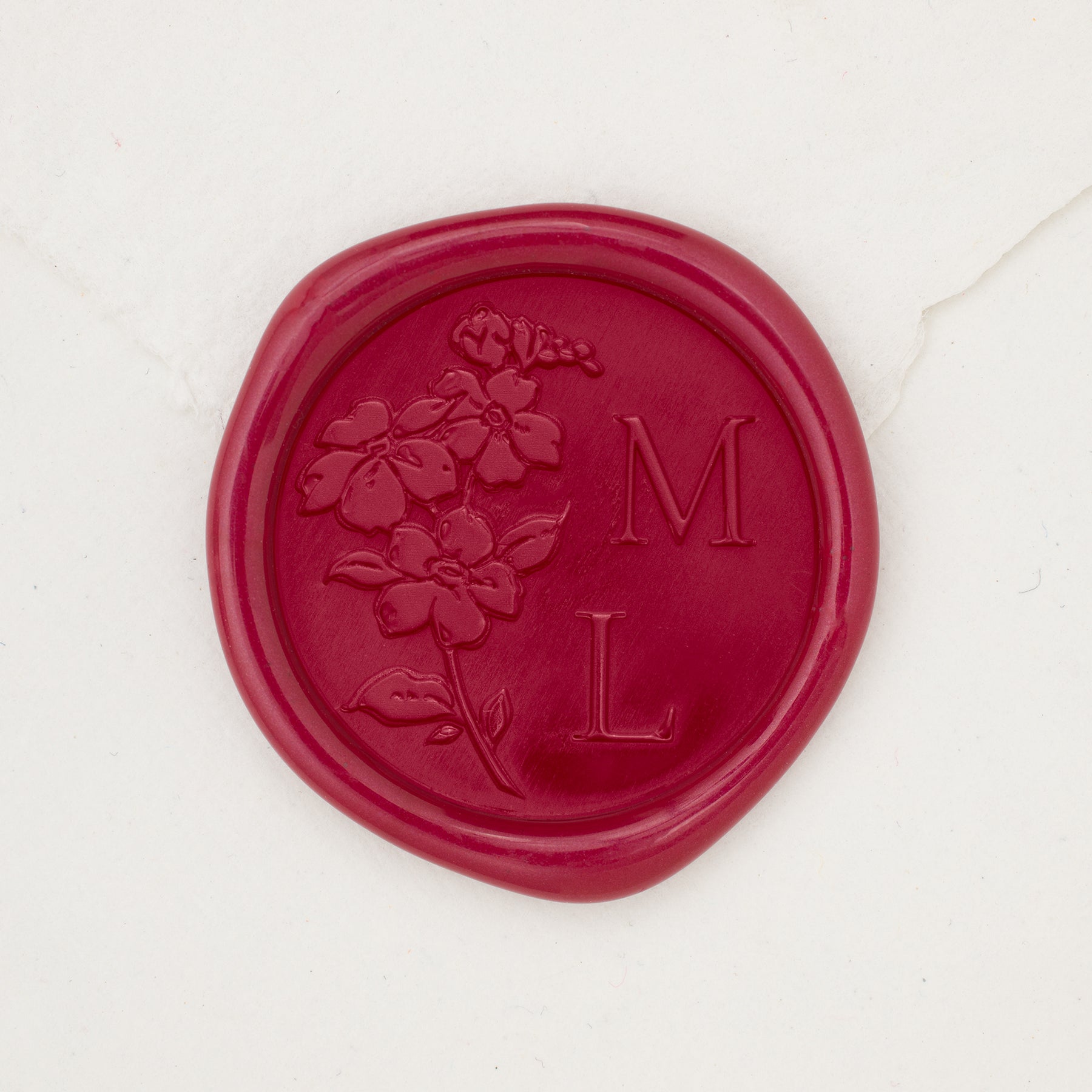 Forget Me Not Monogram Wax Seals
