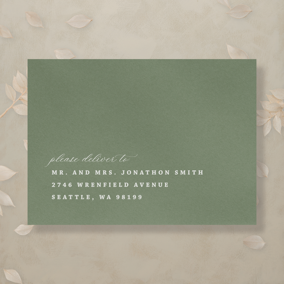 Modern Romance Addressed Envelopes