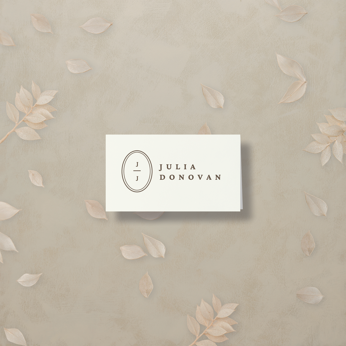 Modern Romance Place Card